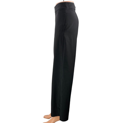 Banana Republic Women's Black High Waisted Wide Leg Trousers Pants Size 0 Tall