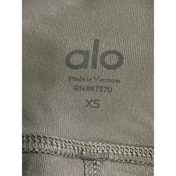 Alo Yoga Gray High Rise Skinny Yoga Gym Athletic Activewear Leggings Pants S/M