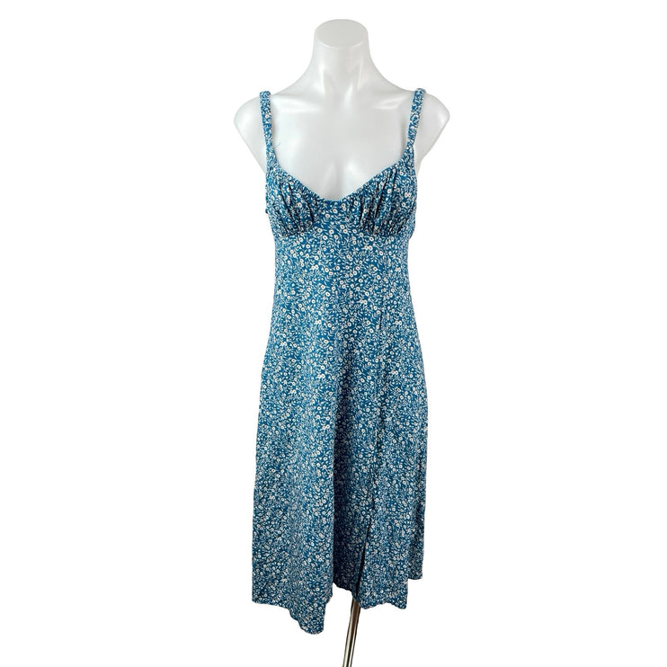 Princess Polly Georgia Floral Sleeveless Sweetheart Neck Midi A-Line Dress Sz 6