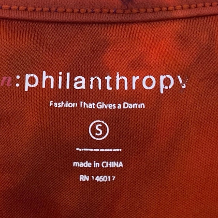 n:Philanthropy Multicolor Tie Dye Sleeveless Crop Top Leggings Pants Set Size S