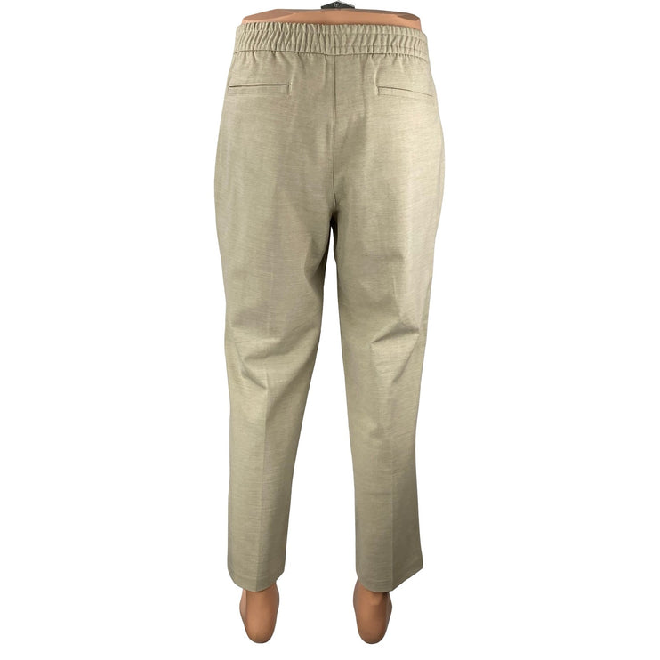 Banana Republic Mason Athletic Tapered Men's Khaki Beige Trousers Pants Size 35