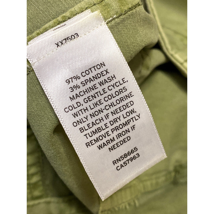 BP. Women's Green High Waisted Baggy Palazzo Wide Leg Cargo Trousers Pants Sz 10