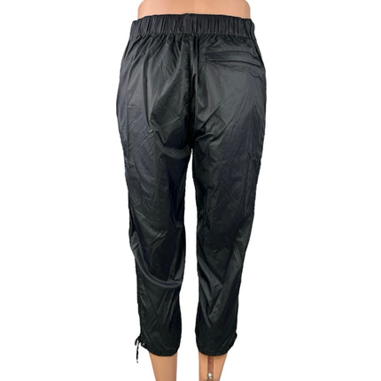 Opening Ceremony Black Windbreaker Parachute Zipper Crop Trousers Rain Pants XS