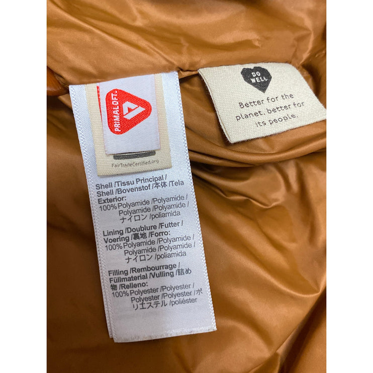 Madewell Airpuff Women's Brown Quilted Puffer Button Up Shacket Shirt Jacket XS