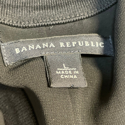 Banana Republic Women's Black Sleeveless Scoop Neck Racerback Maxi Dress Size L