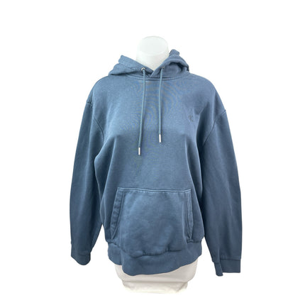 Calvin Klein Jeans Womens Blue Fleece Hoodie Hooded Pocket Sweatshirt Top Size L