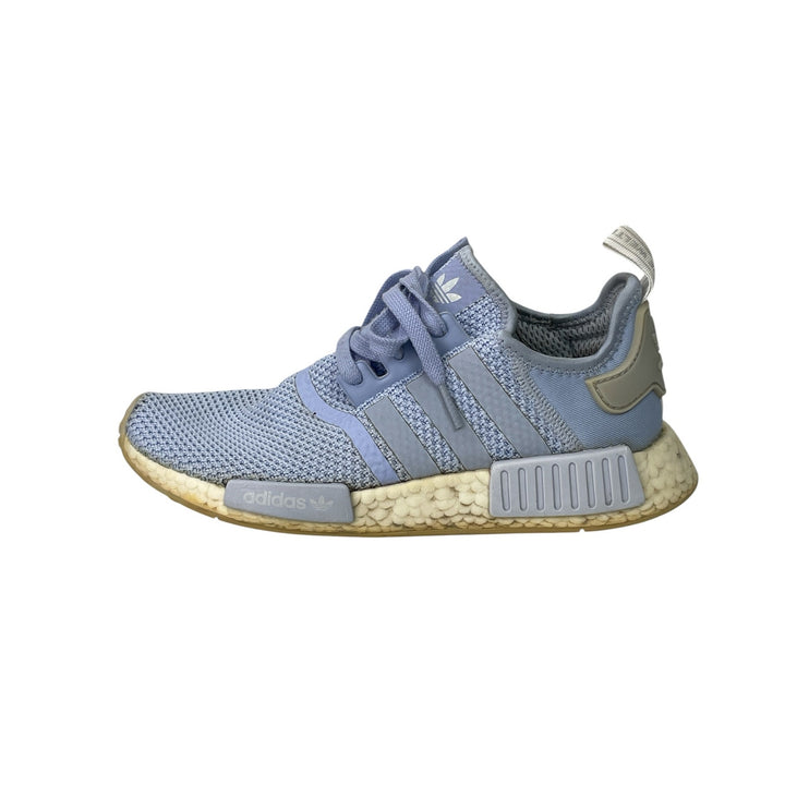Adidas NMD_R1 Aero Blue Women's Mesh Lace Up Athletic Running Shoes Size 7