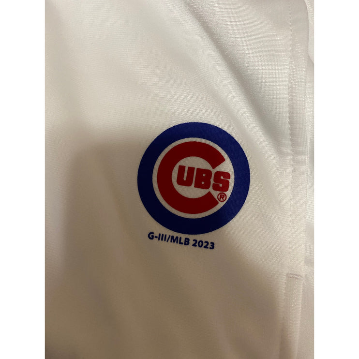 NEW Chicago Cubs Carl Banks G-III 4Her Athletic Activewear Track Coat Jacket L