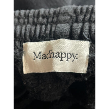 Madhappy Women's Black Graphic High Rise Yoga Gym Athletic Activewear Shorts S