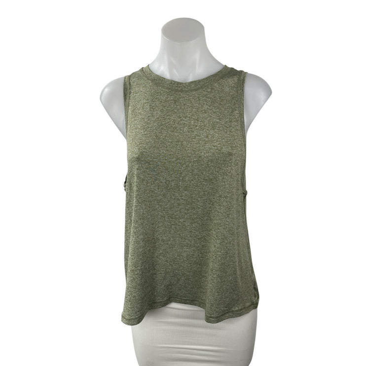 Athleta Women's Green Sleeveless Yoga Workout Running Athletic Tank Top Size M