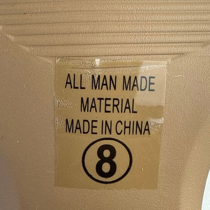 NEW Soda White Stitched Faux Leather Pointed Toe Western Cowboy Ankle Boots Sz 8