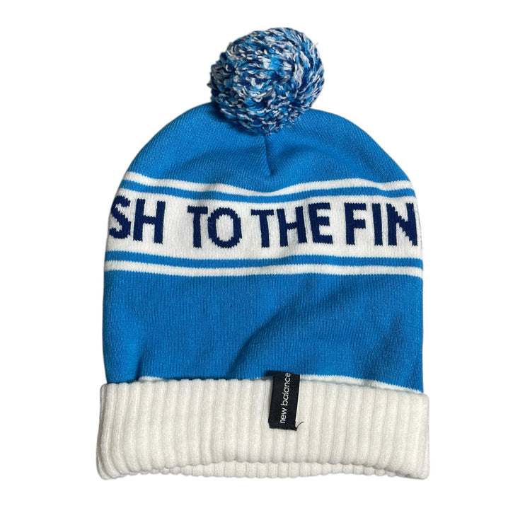 New Balance Abbott Dash to the Finish Line 5K Running Knit Pom Pom Beanie OS