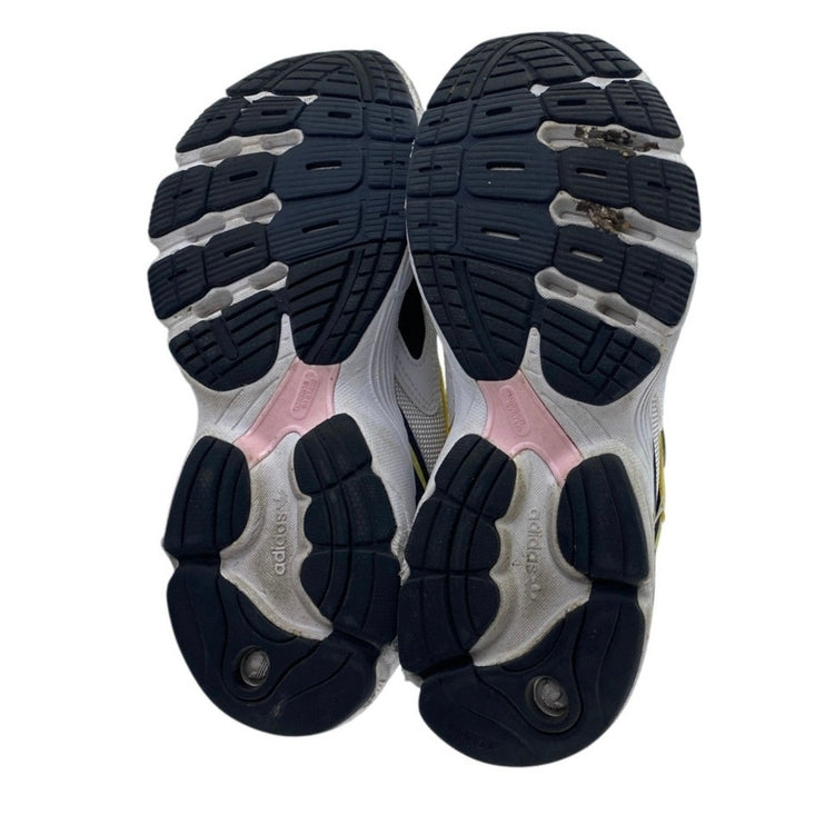 Adidas Astir Women's White Pink Lace Up Low Top Running Sneakers Shoes Size 6.5