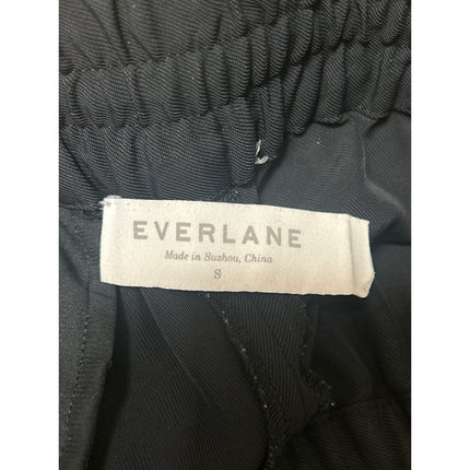 Everlane Women's Black High Waisted Drawstring Pocket Mini Sweat Shorts Size S