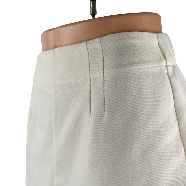 Abercrombie & Fitch Women's White Pull On High Waist A Line Mini Skirt Size S