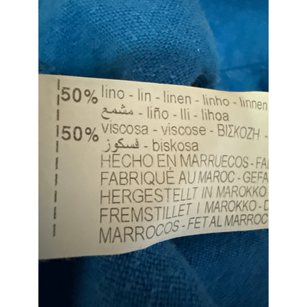 Zara Blue Ruched Cutout Sleeveless Cami Camisole Tank Tiered A Line Mini Dress S