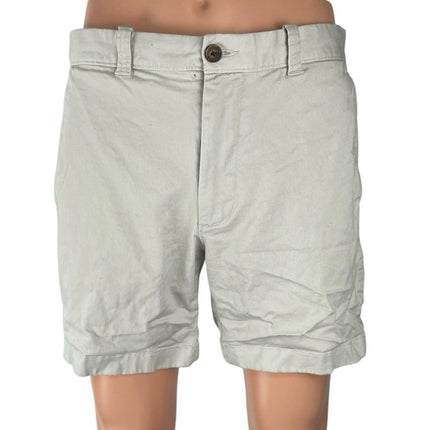 J.Crew Men's Beige High Rise Casual Lounge Stretch Golf Summer Chino Shorts 32