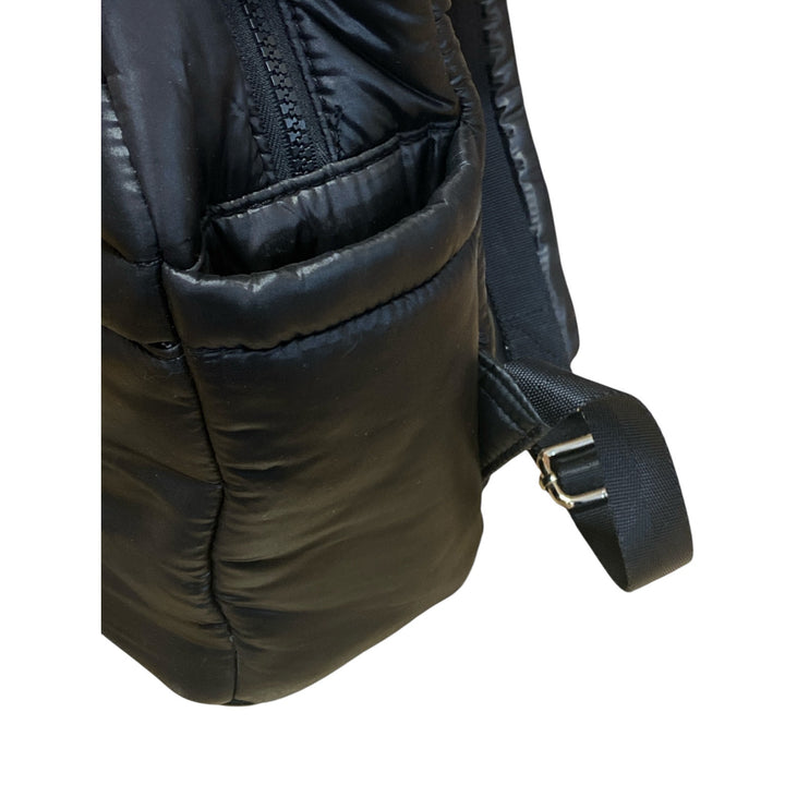 Caraa x Athleta Women's Black Quilted Puffer Style Laptop Commuter Backpack OS