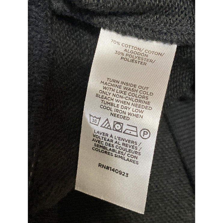 Ann Taylor LOFT Women's Black Beaded Long Sleeve Crewneck Sweatshirt Top Size L