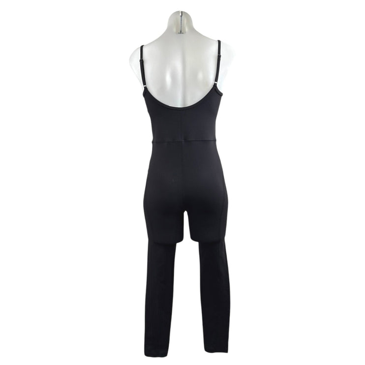 Aritzia Wilfred Life Divinity Black Sleeveless Cami Camisole Workout Jumpsuit M