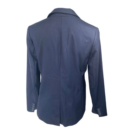 Gap Women's Navy Blue Long Sleeve One Button Blazer Coat Suit Jacket Size 10