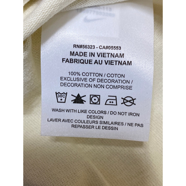 The Nike Tee Women's Yellow Short Sleeve Crew Neck Basic Loose T Shirt Top Sz S
