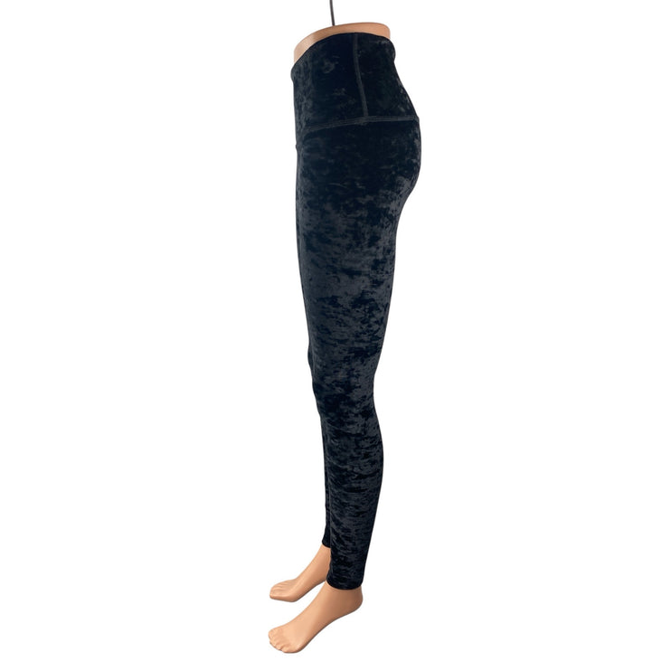 Beyond Yoga Velvet Motion Black Skinny Gym Athletic Activewear Leggings Pants S
