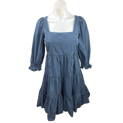 madewell a line dress Long-Sleeve A-Line Mini Dress