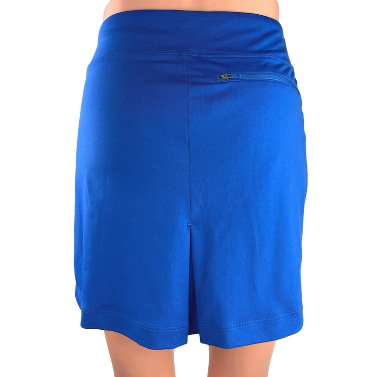 Nike Golf Blue High Waist Back Slit Tennis Athletic Straight Mini Skirt Size S