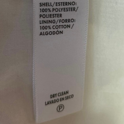 Rebecca Minkoff White Silky Satin Ruffle Wrap Tie Cami Tank Blouse Top Size M