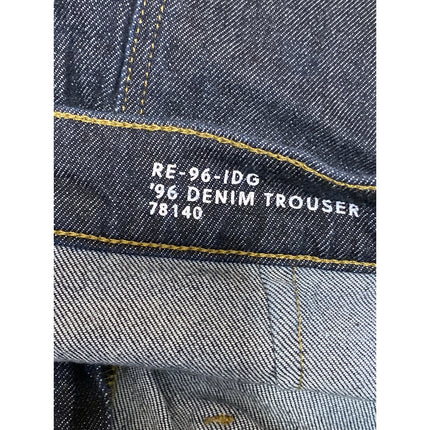 J.Crew 1996 Denim Trousers Blue Dark Wash High Rise Flare Wide Leg Jeans Size 30