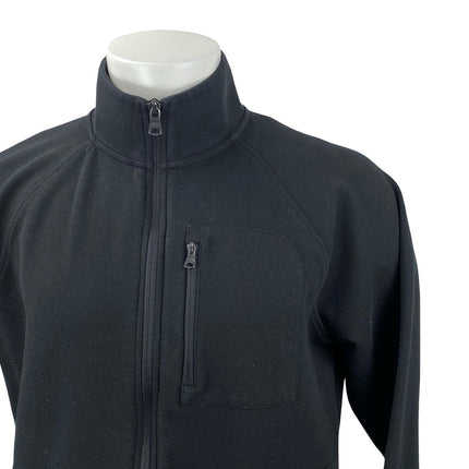 Banana Republic Men's Black Long Sleeve Full Zip Sweater Sweatshirt Top Size L