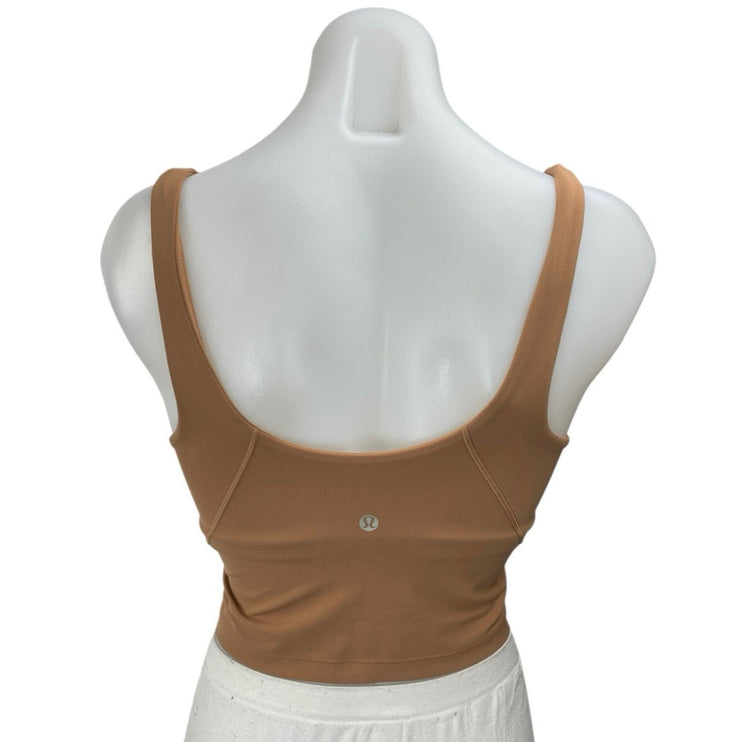 Lululemon Align Brown Sleeveless Activewear Athletic Sports Bra Crop Tank Top 2