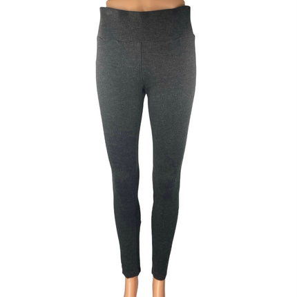 Copper Key Gray Mid Rise Skinny Activewear Fitness Workout Yoga Leggings Pants 7