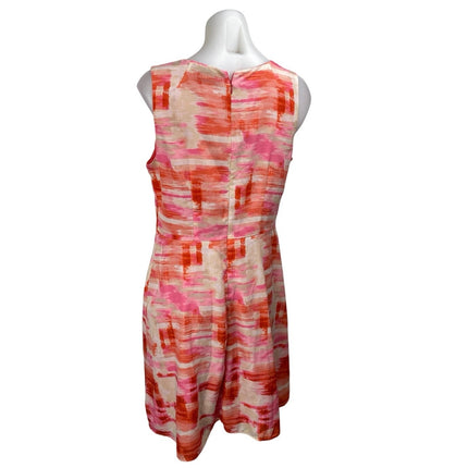 Rabbit Rabbit Rabbit Multicolor Sleeveless Pleated Mini Fit & Flare Dress Sz 10
