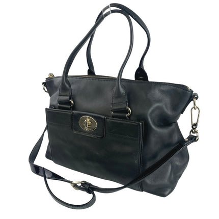Kate Spade Hampton Road Janie Black Leather Crossbody Satchel Shoulder Bag