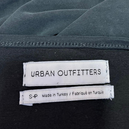 Urban Outfitters Navy Blue Ruched Short Sleeve Stretch T Shirt Tee Top Size S