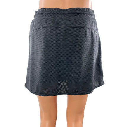 Outdoor Voices Gray Drawstring Athletic Running Built-In Shorts Skirt Skort Sz S