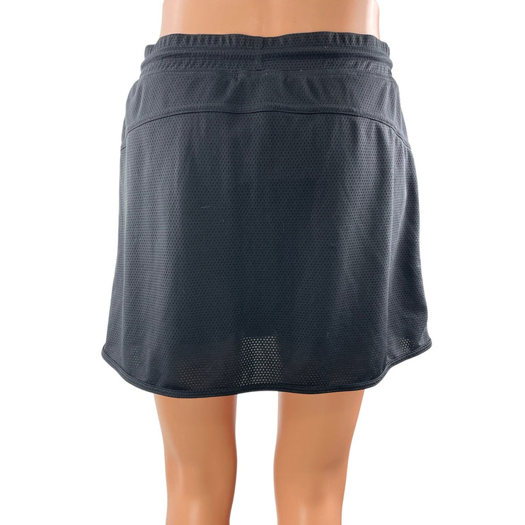 Outdoor Voices Gray Drawstring Athletic Running Built-In Shorts Skirt Skort Sz S