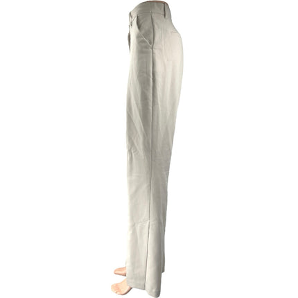 Abercrombie & Fitch Cream White High Rise Flared Bootcut Trousers Dress Pants 31