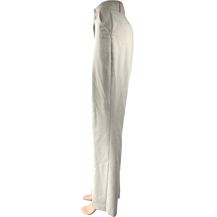 Abercrombie & Fitch Cream White High Rise Flared Bootcut Trousers Dress Pants 31