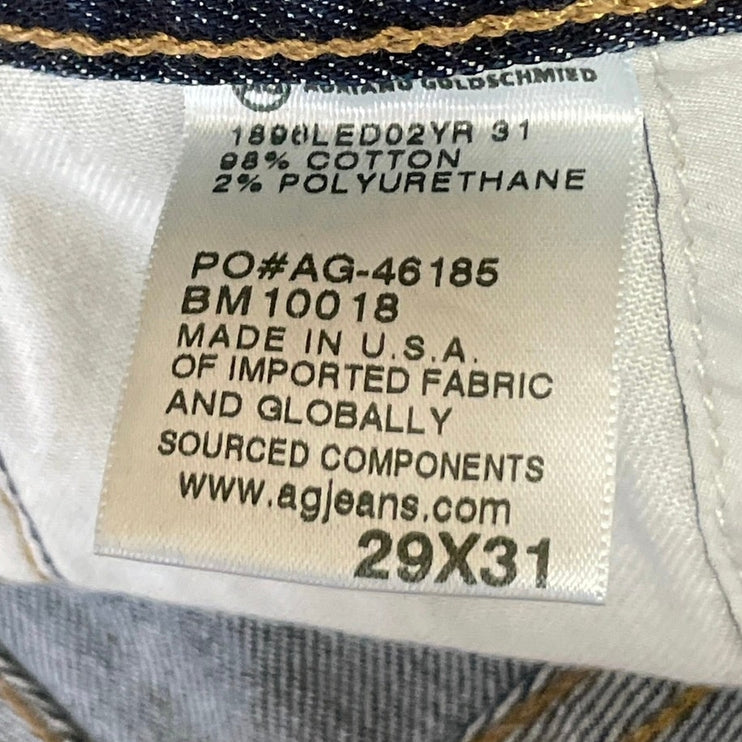 Adriano Goldschmied B-Type I Blue Dark Wash Slim Straight Denim Jeans Pants 29