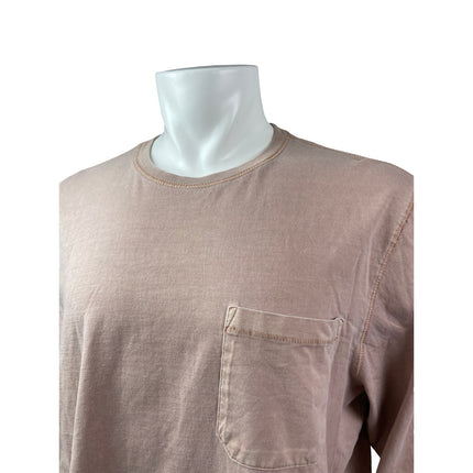 Goodfellow & Co Men's Beige Long Sleeve Pocket Sweater Sweatshirt T-Shirt Top XL