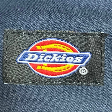 Dickies Men's Blue Mid Rise Slim Straight Chino Khaki Trousers Pants Size 35