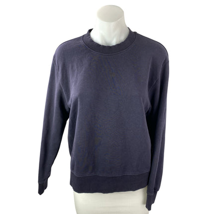 Cos Womens Dark Purple Oversized Crew Neck Long Sleeve Sweater Sweatshirt Top XS