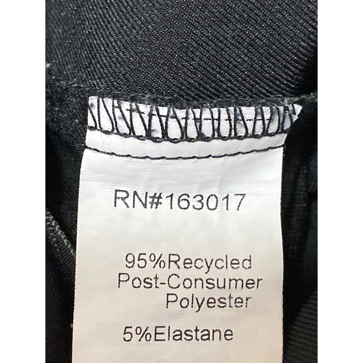 Princess Polly Women's Black High Rise Pleated Wide Leg Trousers Pants Size 6