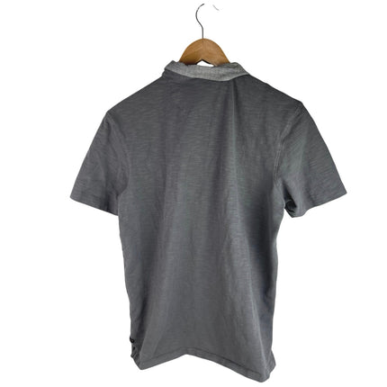 Good Man Brand Men's Gray Short Sleeve Collar Pocket Pullover Polo Shirt Top M