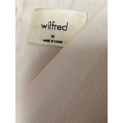Aritzia Wilfred Daydreamer Multicolor Pleated Chiffon Long Sleeve Mini Dress M