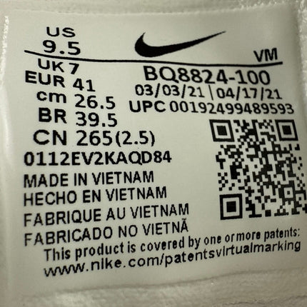 Nike Air Max Sequent 4.5 White Black Women's White Black Sneakers Shoes 9.5