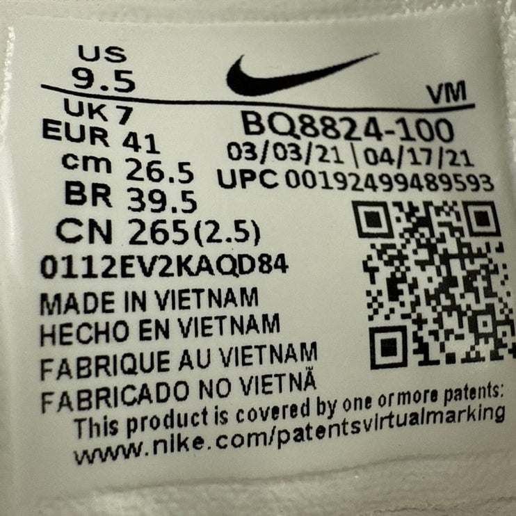 Nike Air Max Sequent 4.5 White Black Women's White Black Sneakers Shoes 9.5